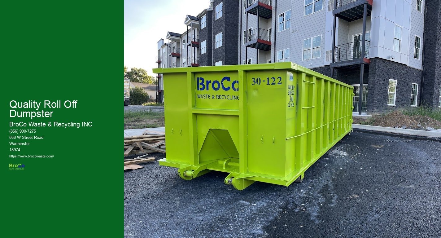 Quality Roll Off Dumpster